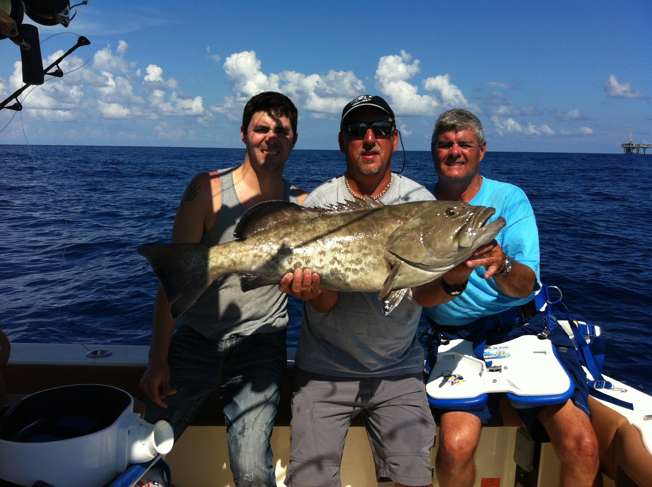 Grouper Fishing Galveston Texas Gulf of Mexico